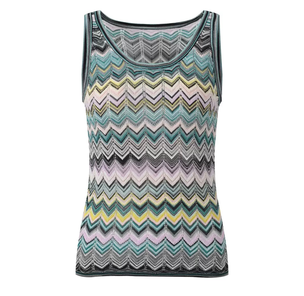 Co-ord Tricot Zigzag — Ensemble 2 Pièces