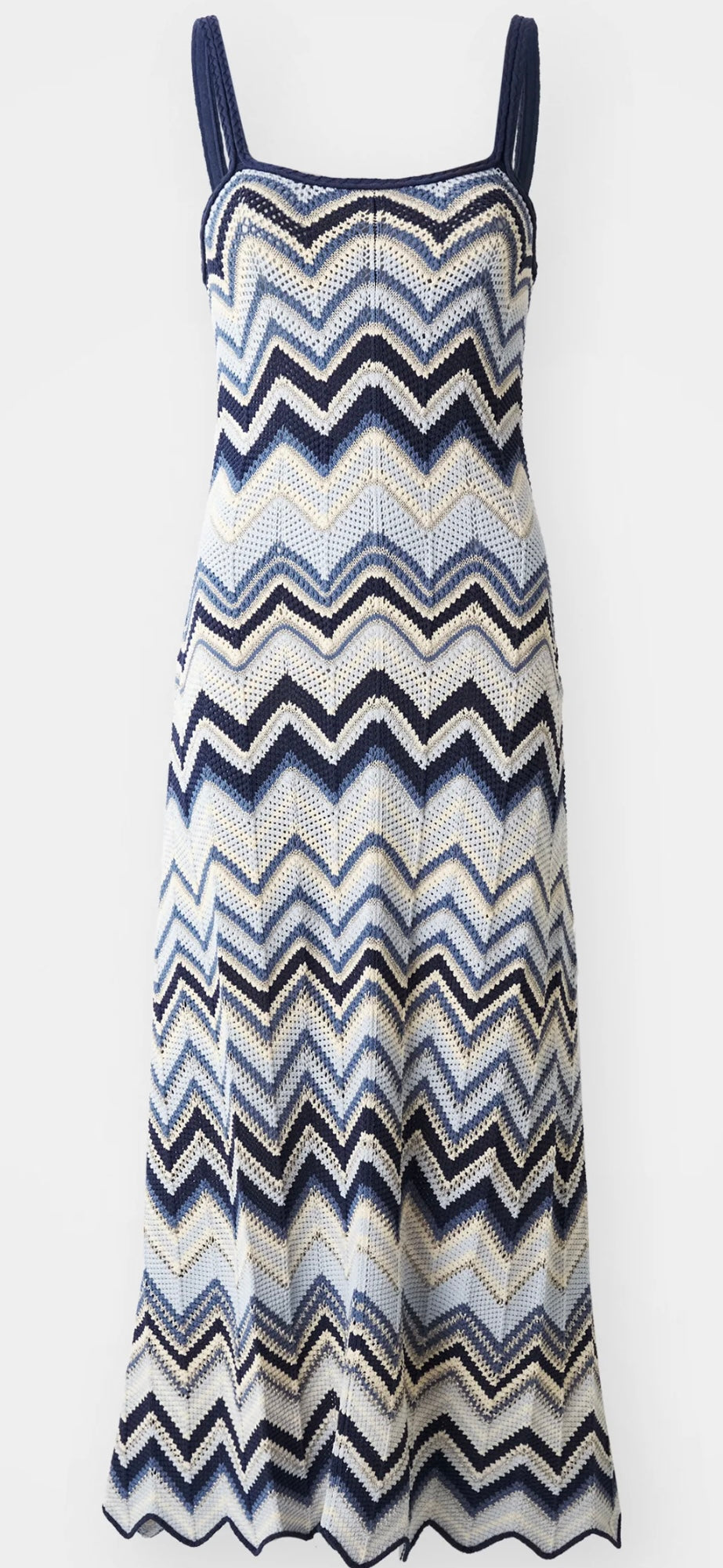 Robe Longue Ajourée — Édition Méditerranée